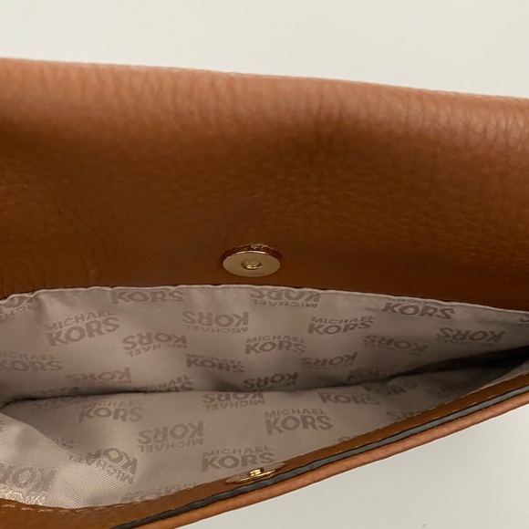 Camel Leather Michael Kors Handbag / Crossbody - Picture 5 of 7